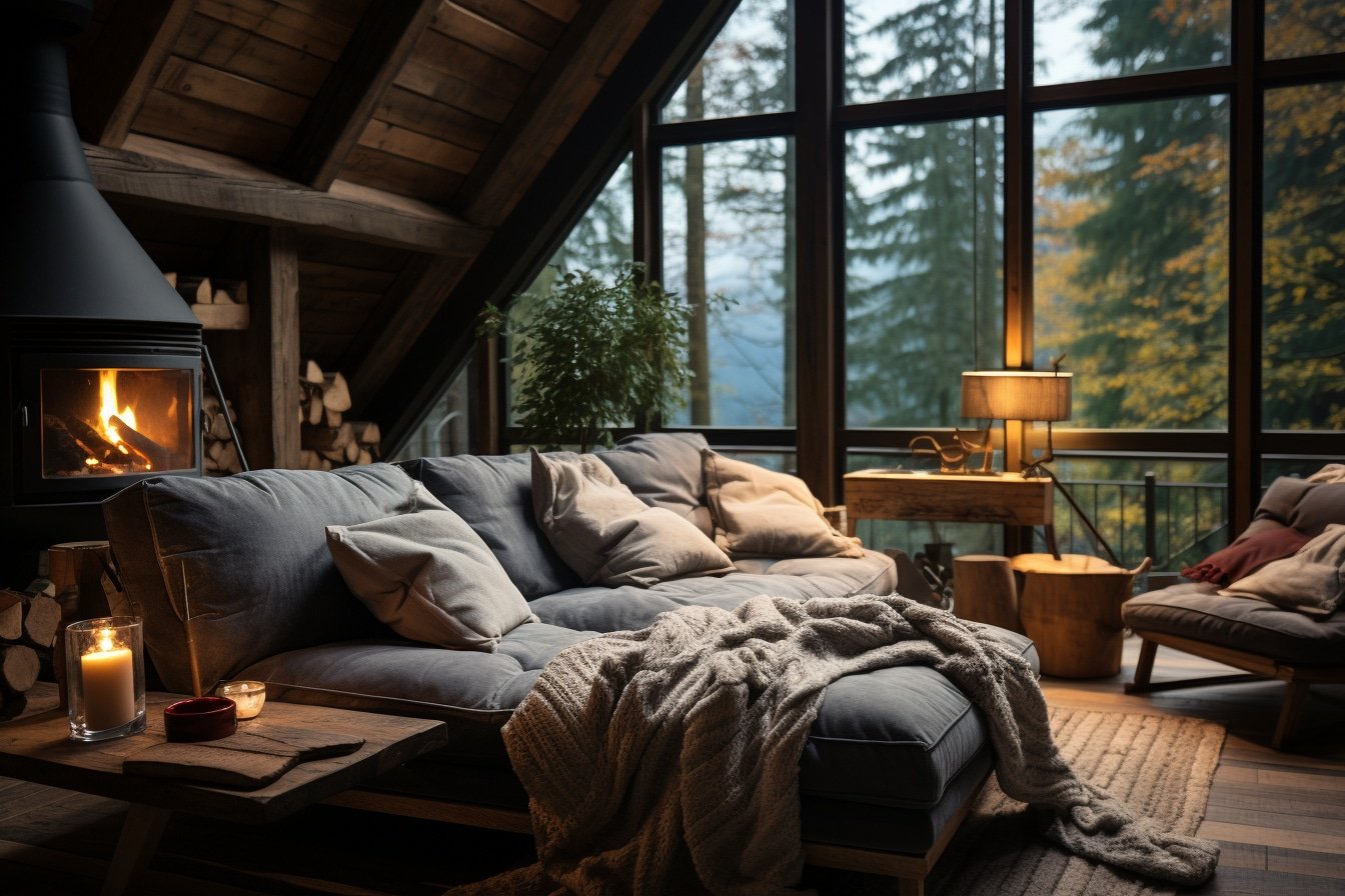 Créez un espace chaleureux avec une déco chalet cocooning