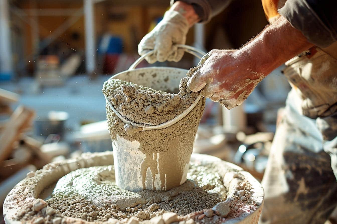 Dosage du mortier au seau : la méthode infaillible