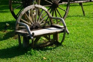 mobilier antique de jardin