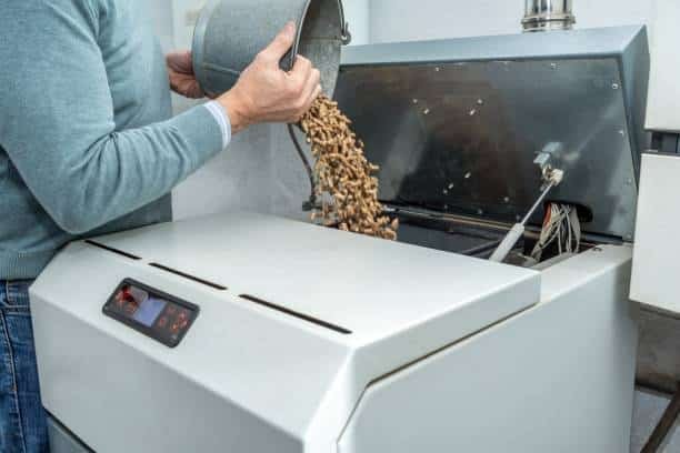 Chauffage avec des pellets