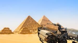 voici la machinerie ingénieuse avec laquelle les pyramides ont été construites, la découverte des chercheurs français