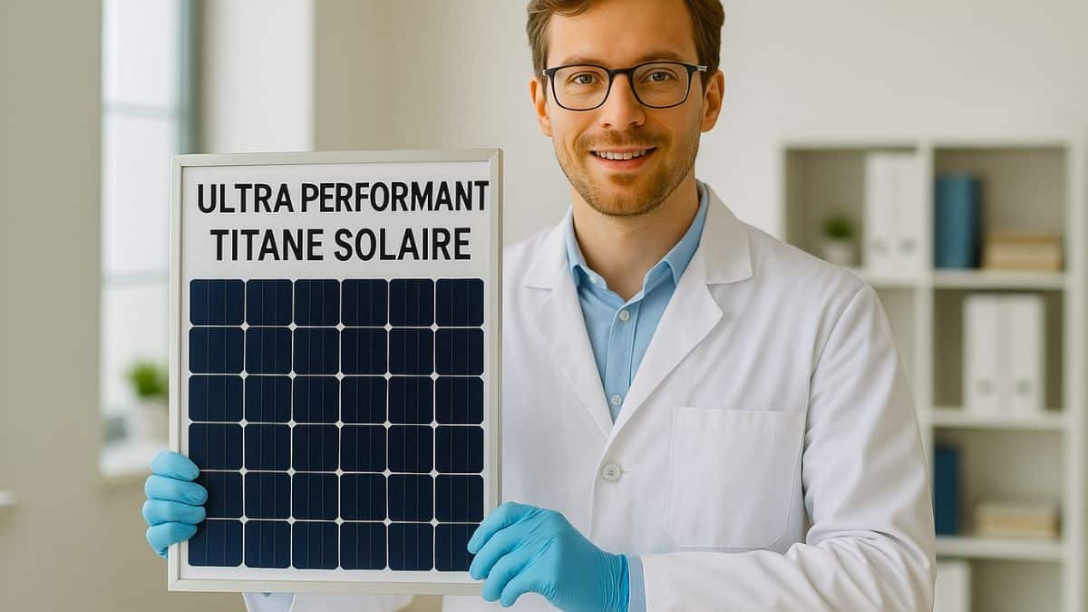 cet ingénieur a inventé un panneau solaire au titane promettant un taux de conversion de 60%