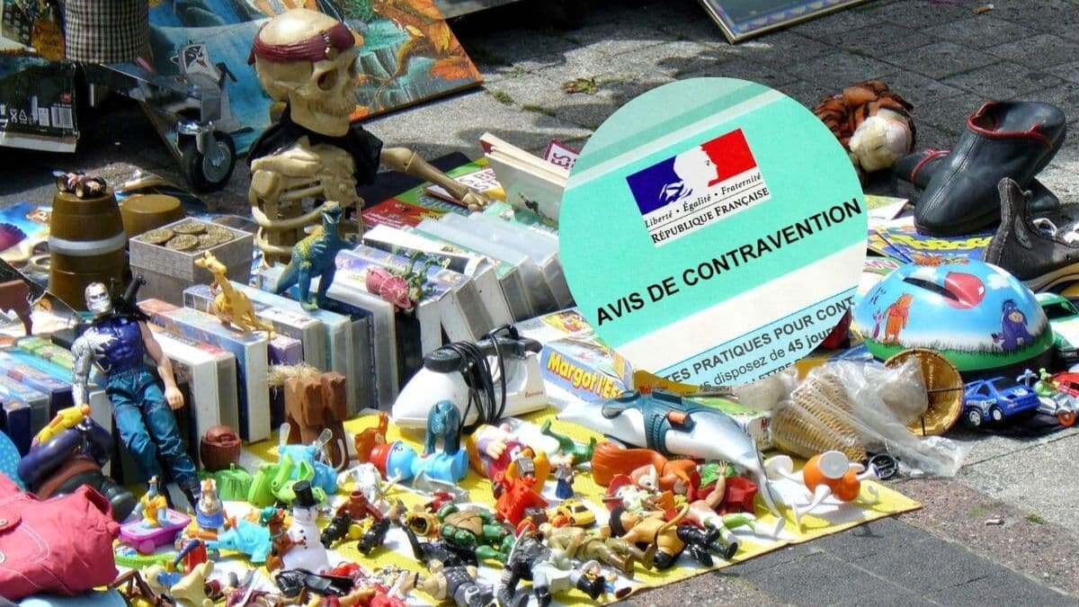 vide grenier  il est strictement interdit de vendre cet objet, l'amende peut grimper jusqu'à 3 750 euros