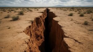 ce continent se coupe litteralement en deux la faille grandit de jour en jour et les images sont impressionnantes